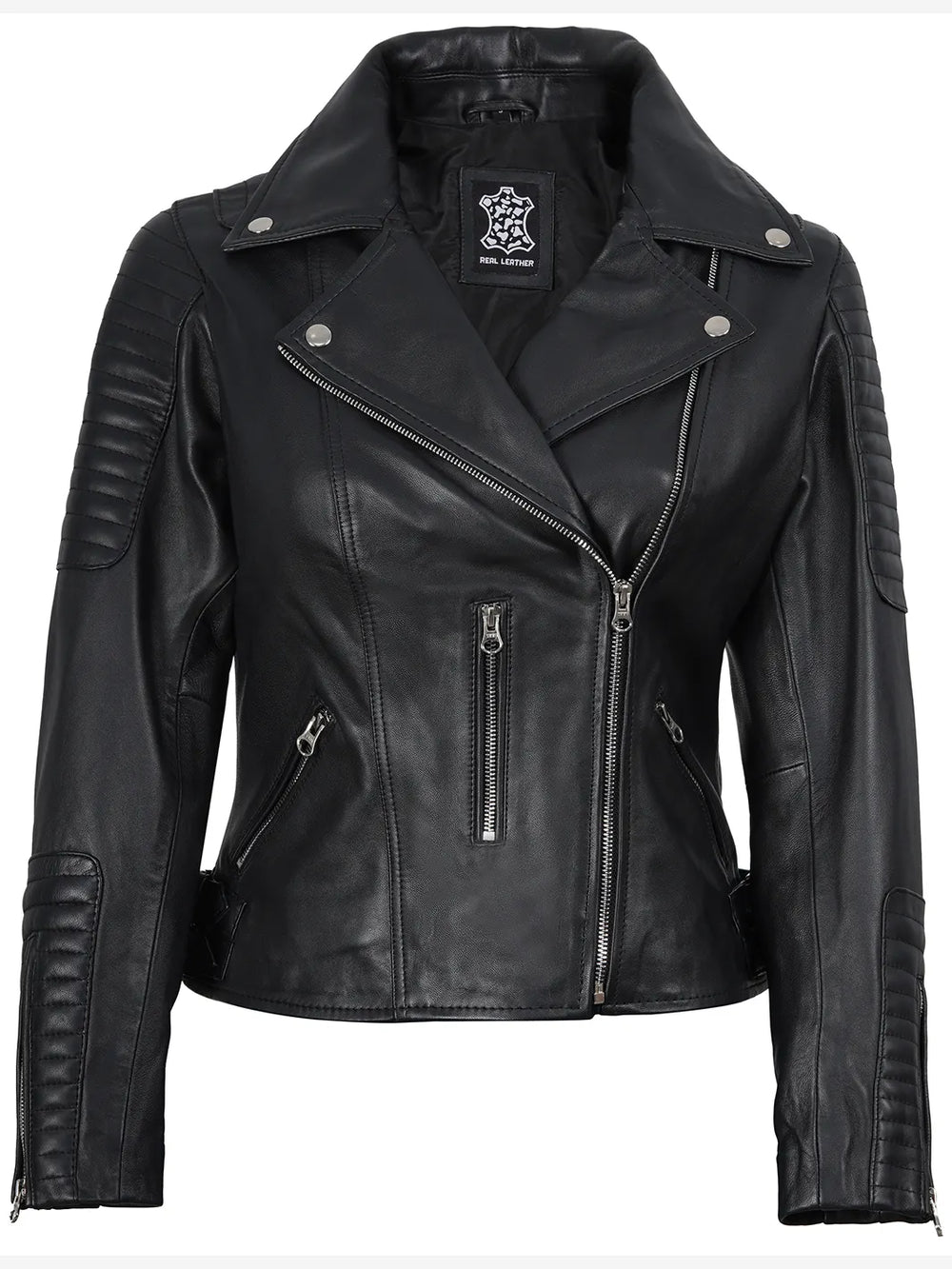 biker leather jacket womens