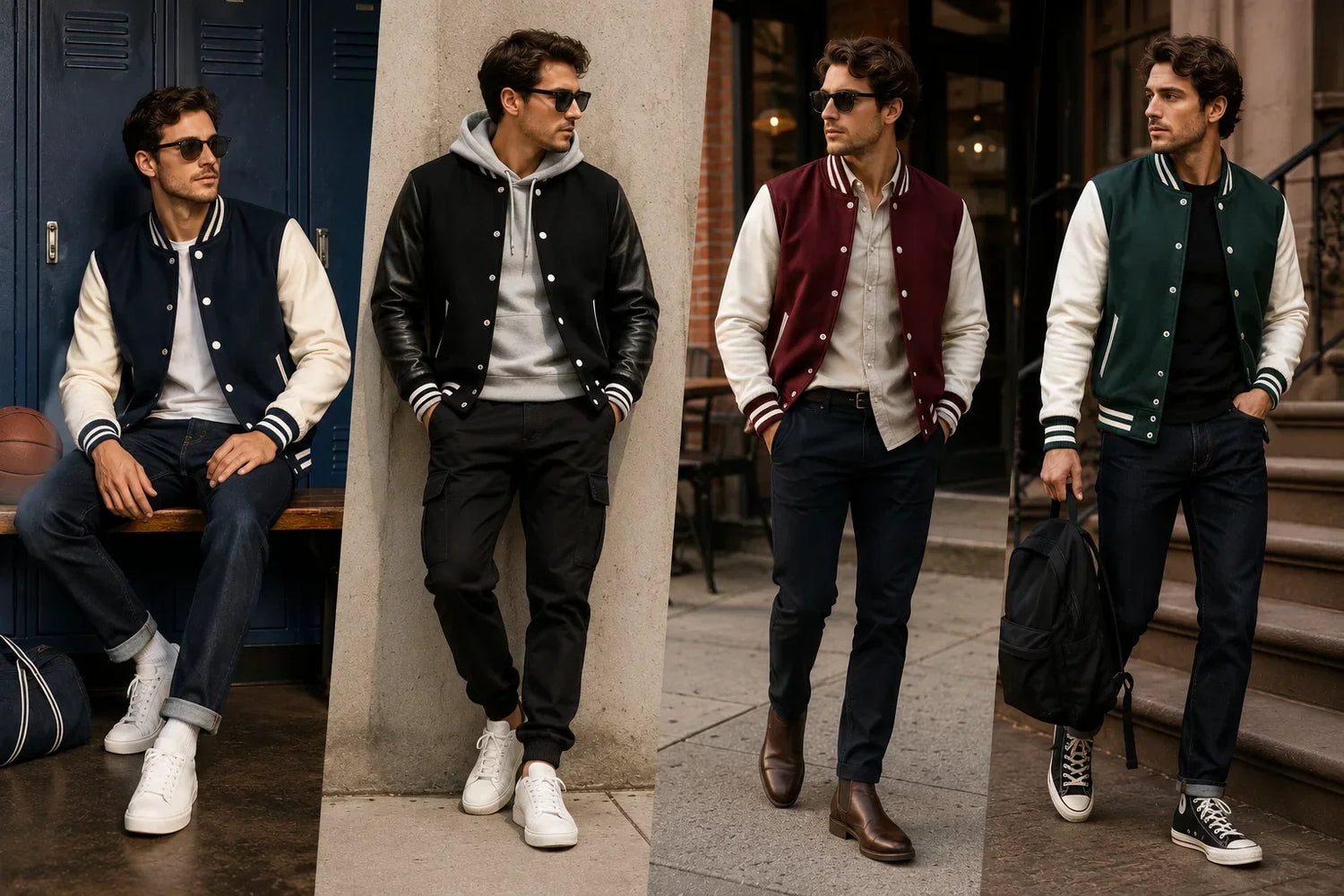 How to Wear a Men's Varsity Jacket